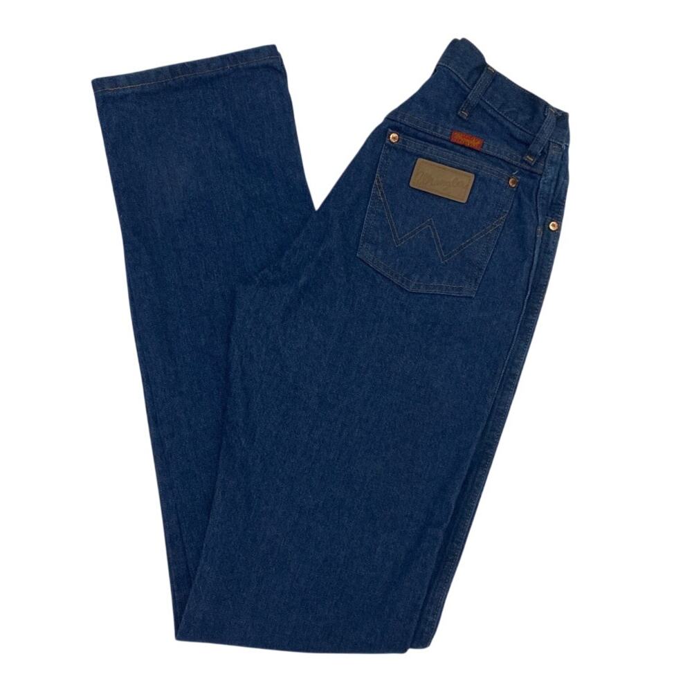 Vintage Wrangler High Rise Cowboy Cut Jeans Women's Size 9 x 38 USA Made 14MWZG